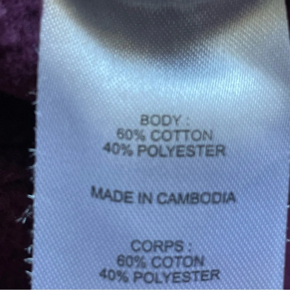 CHAMPION Purple Cropped Hoodie - Picture 6 of 8